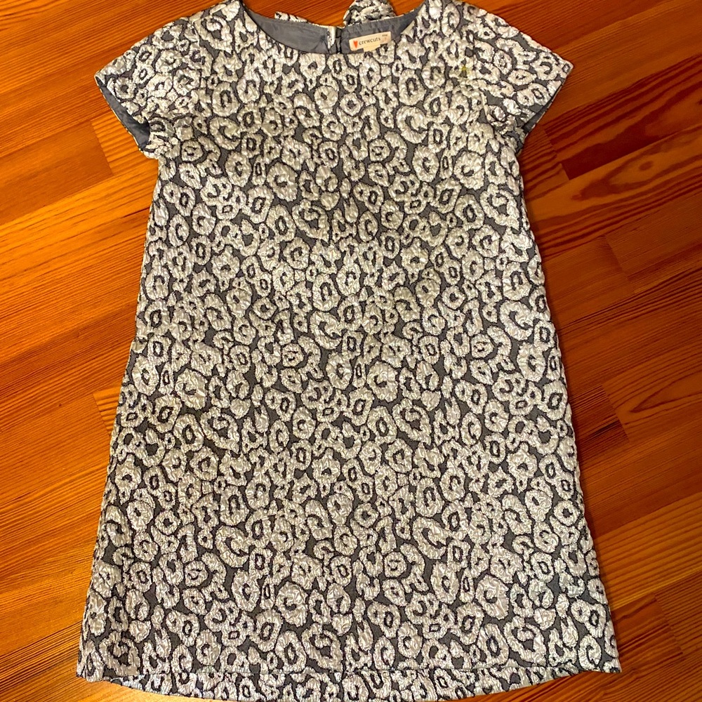 Girls silver dress size 7 -precious for holidays!